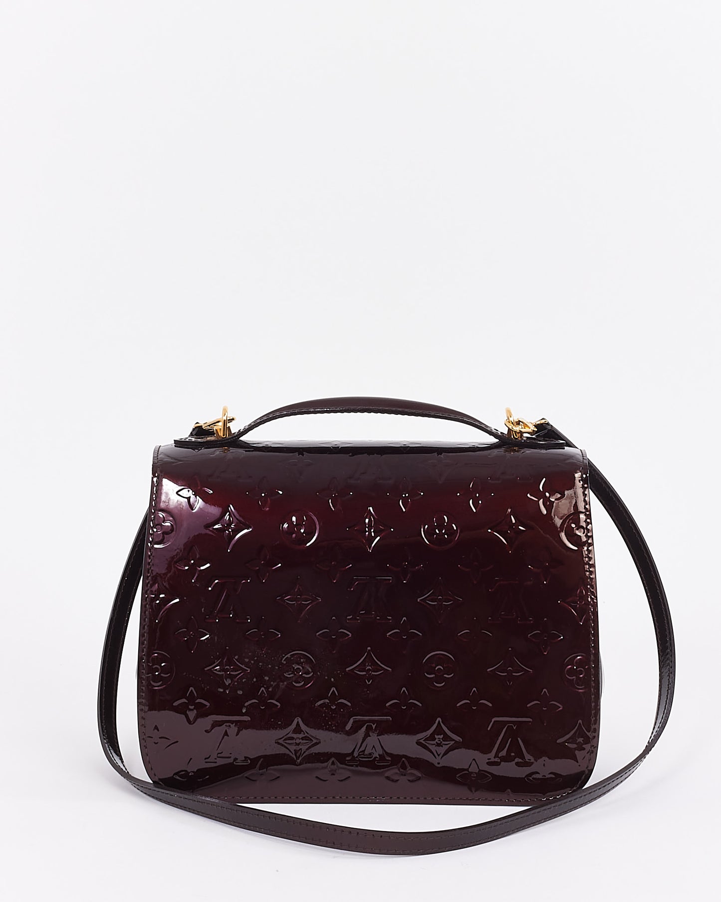 Louis Vuitton Amarante Vernis Monogram Mirada Bag