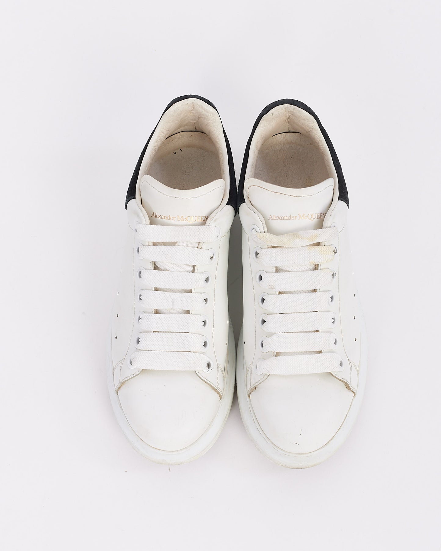 Alexander McQueen White Leather Larry Chunky Sneakers - 38