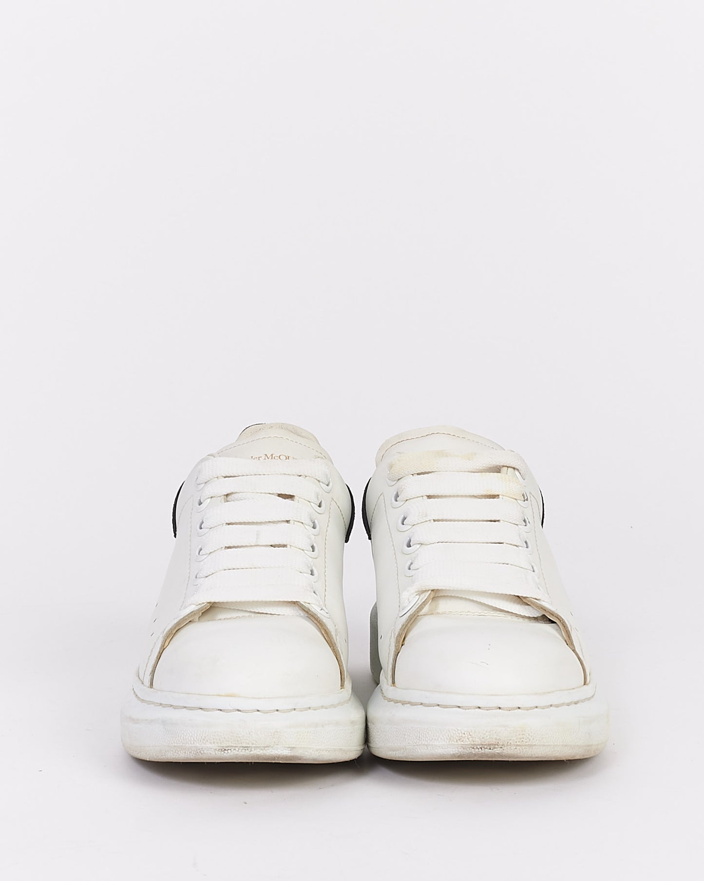 Alexander McQueen White Leather Larry Chunky Sneakers - 38