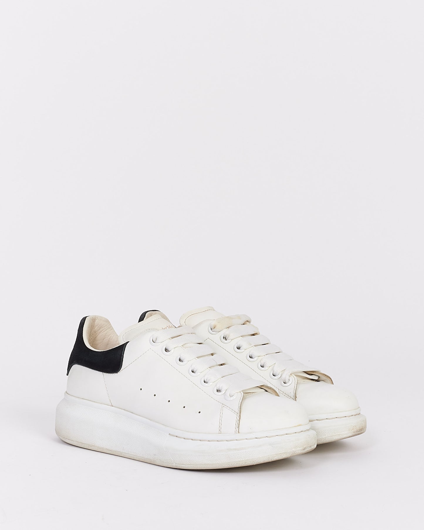 Alexander McQueen White Leather Larry Chunky Sneakers - 38