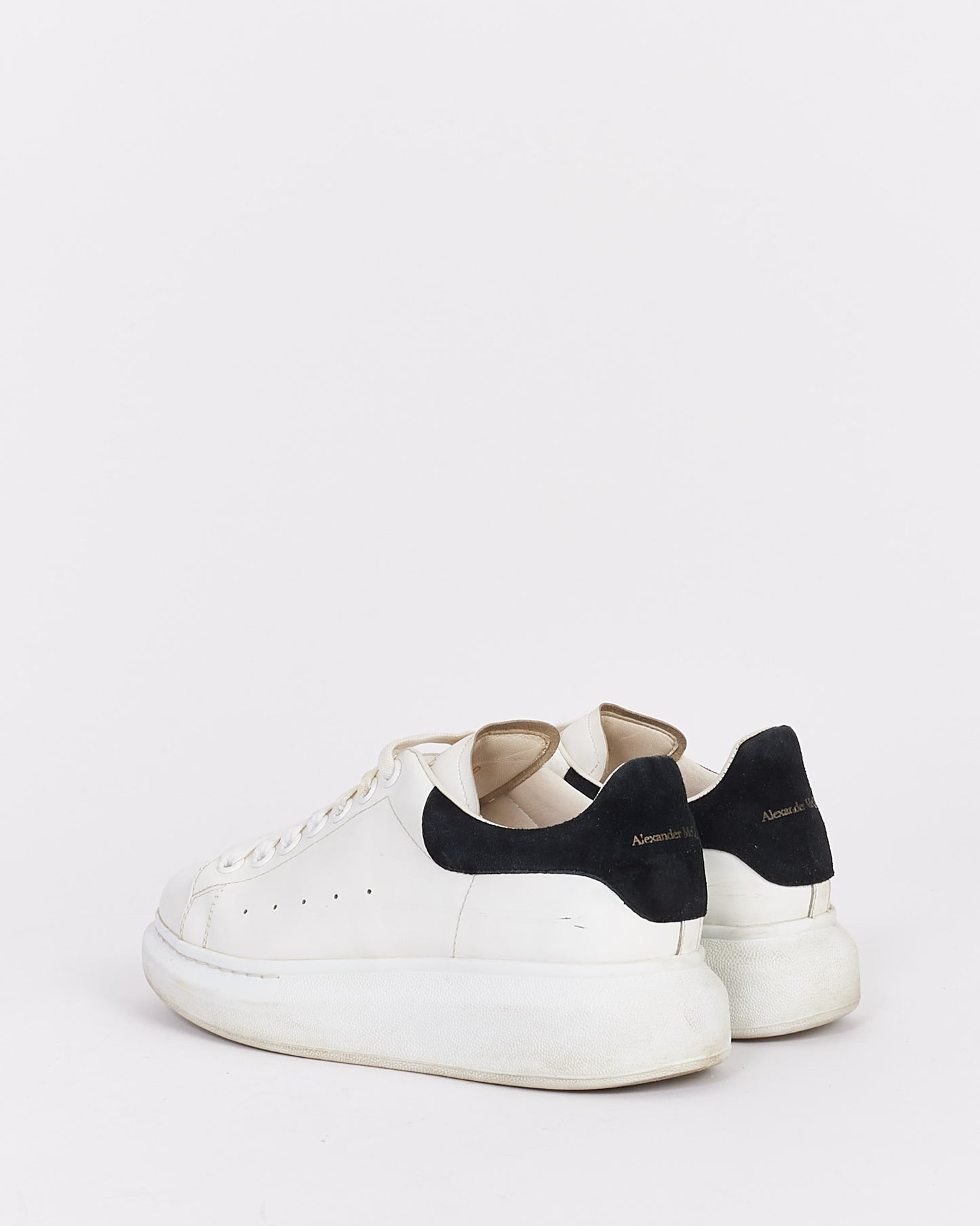 Alexander McQueen White Leather Larry Chunky Sneakers - 38