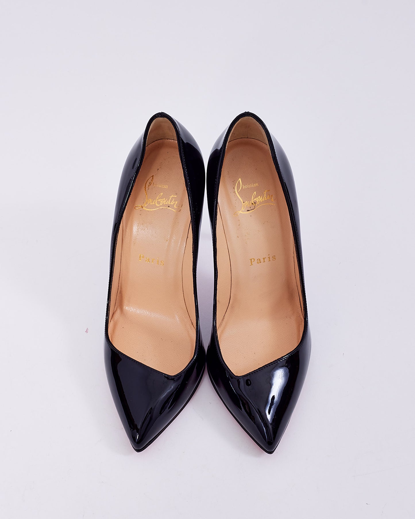 Christian Louboutin Black Patent Leather Corneille 100 - 36