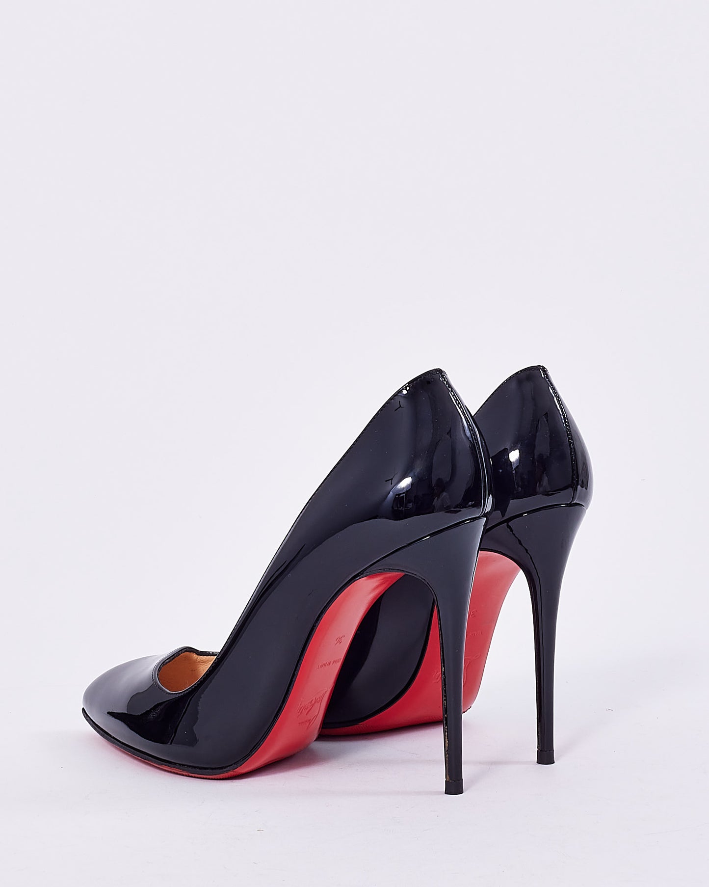 Christian Louboutin Black Patent Leather Corneille 100 - 36