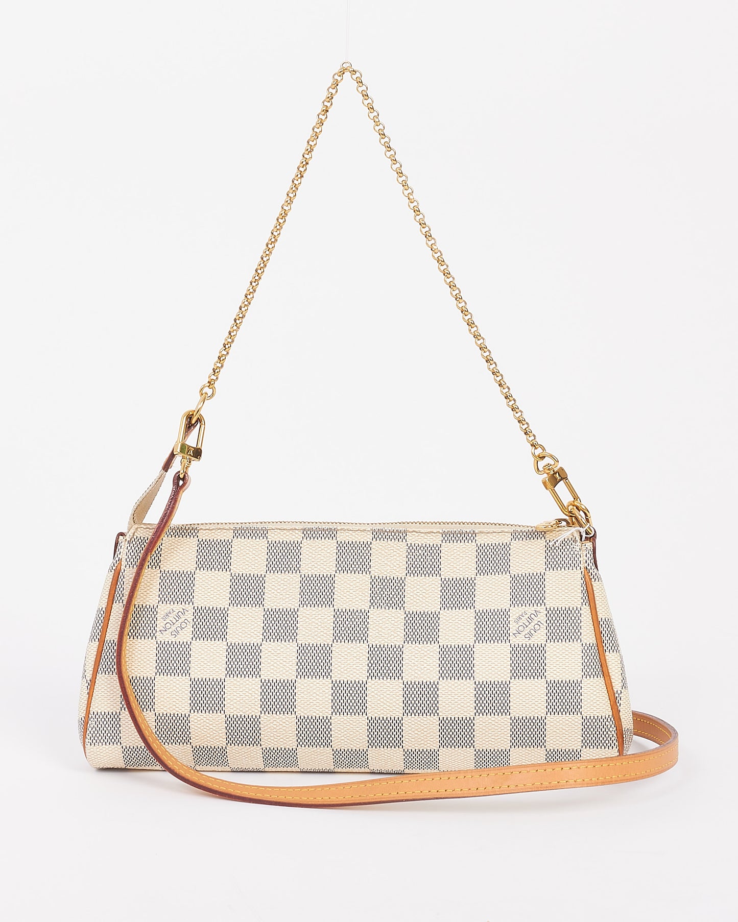 Louis Vuitton Damier Azure Canvas Eva Clutch Bag