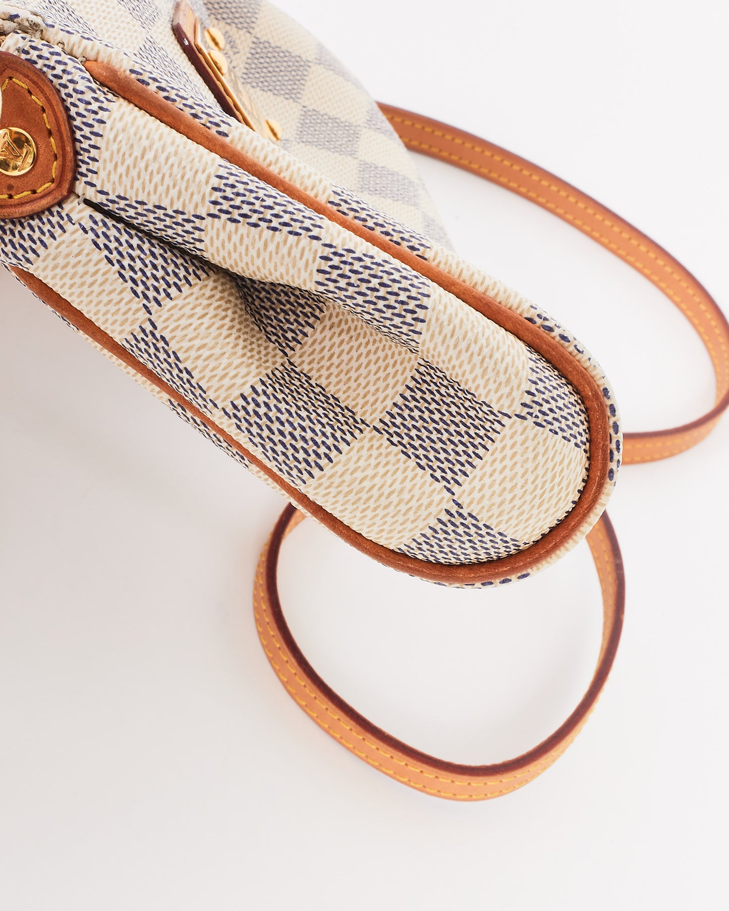 Louis Vuitton Damier Azure Canvas Eva Clutch Bag