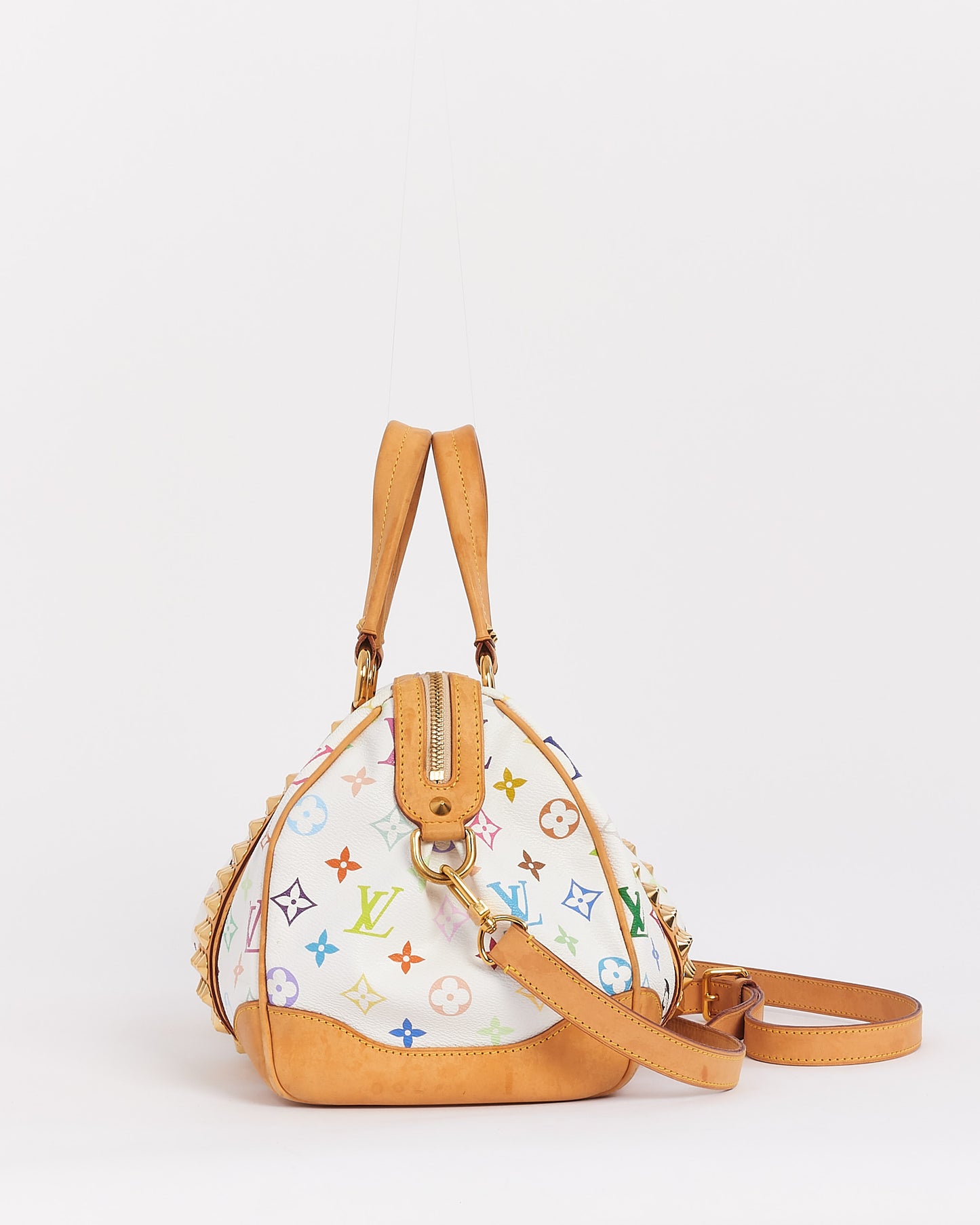 Louis Vuitton White Multi Murakami Monogram Canvas Courtney MM Bag