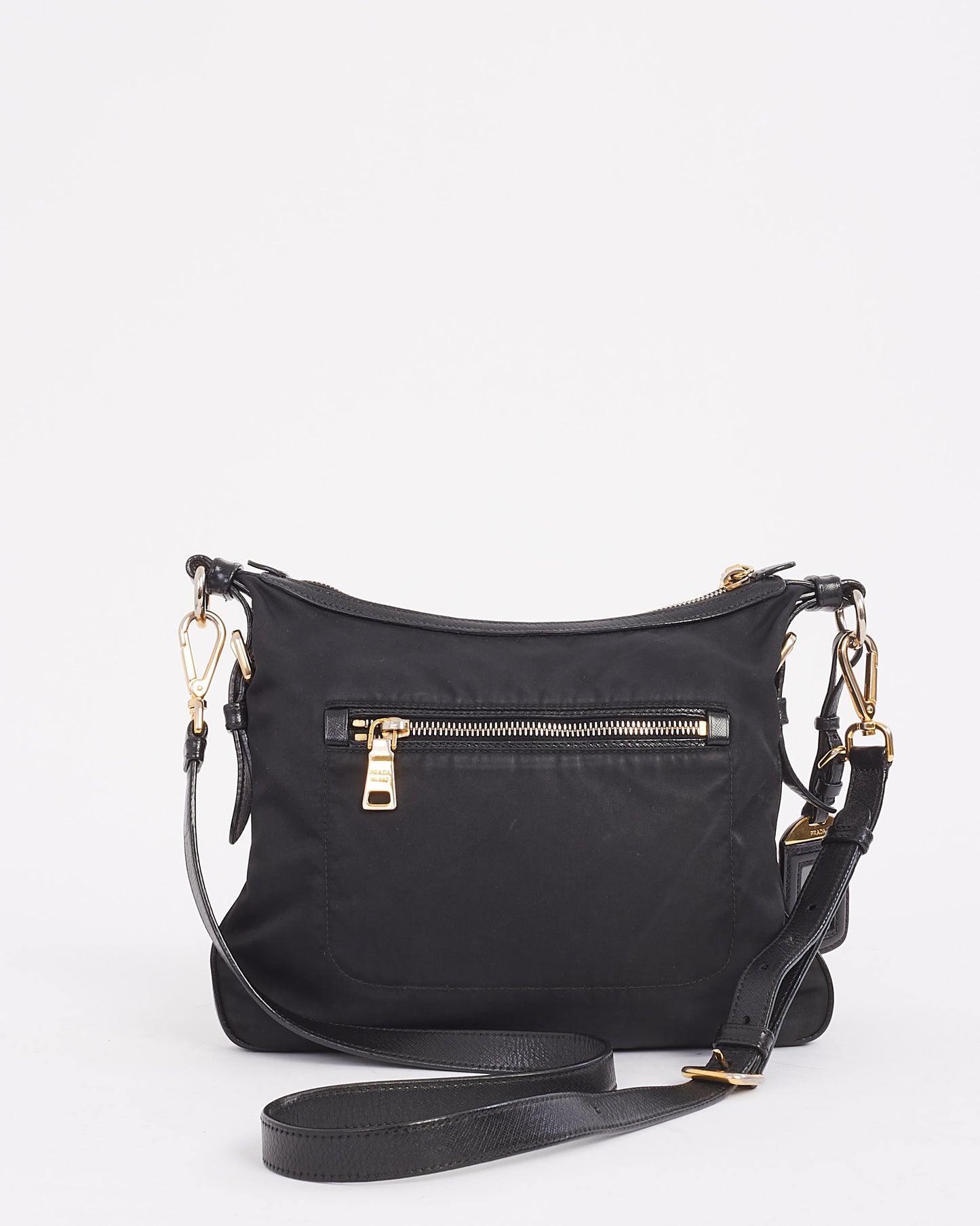 Prada Black Nylon Tessuto Crossbody Messenger Bag