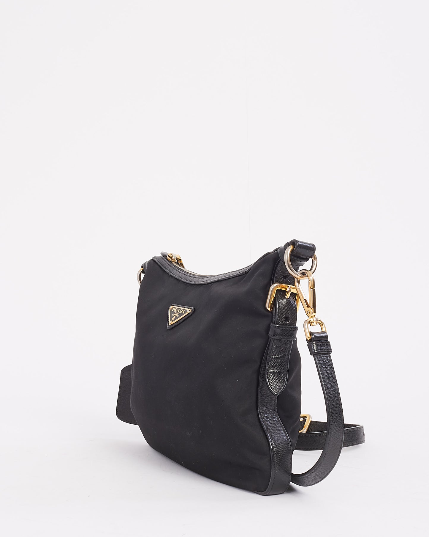 Prada Black Nylon Tessuto Crossbody Messenger Bag