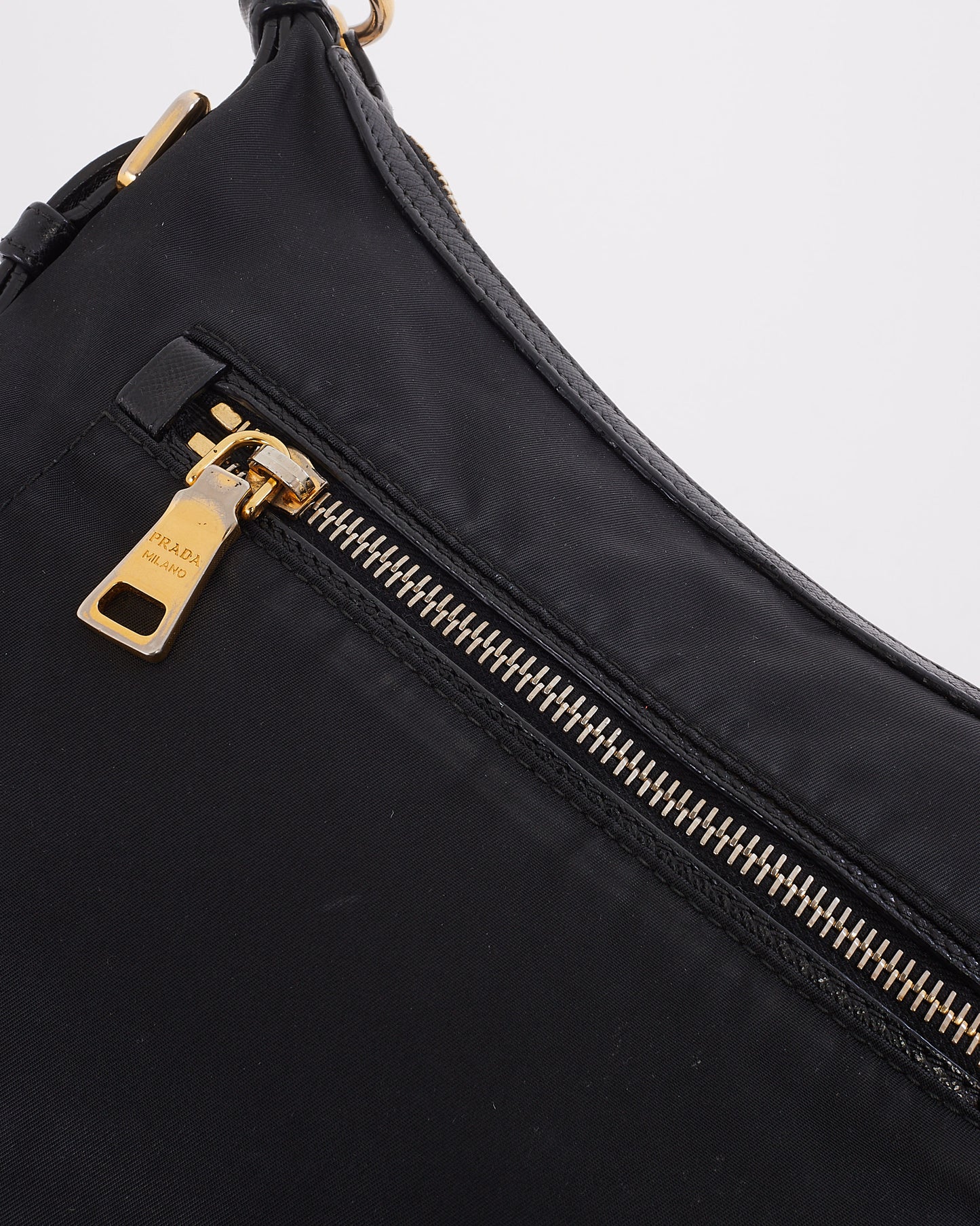 Prada Black Nylon Tessuto Crossbody Messenger Bag