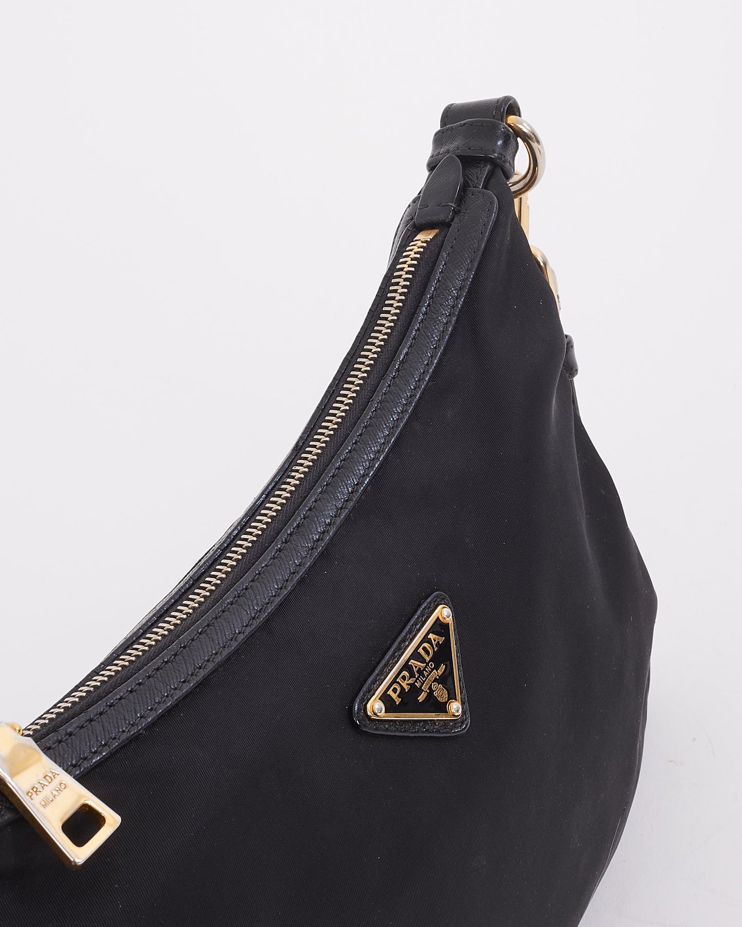 Prada Black Nylon Tessuto Crossbody Messenger Bag