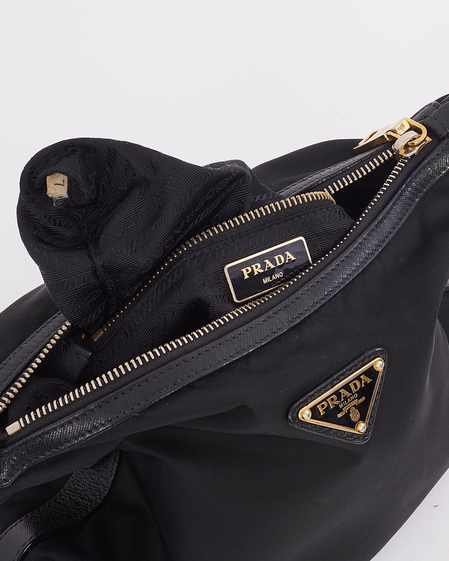 Prada Black Nylon Tessuto Crossbody Messenger Bag