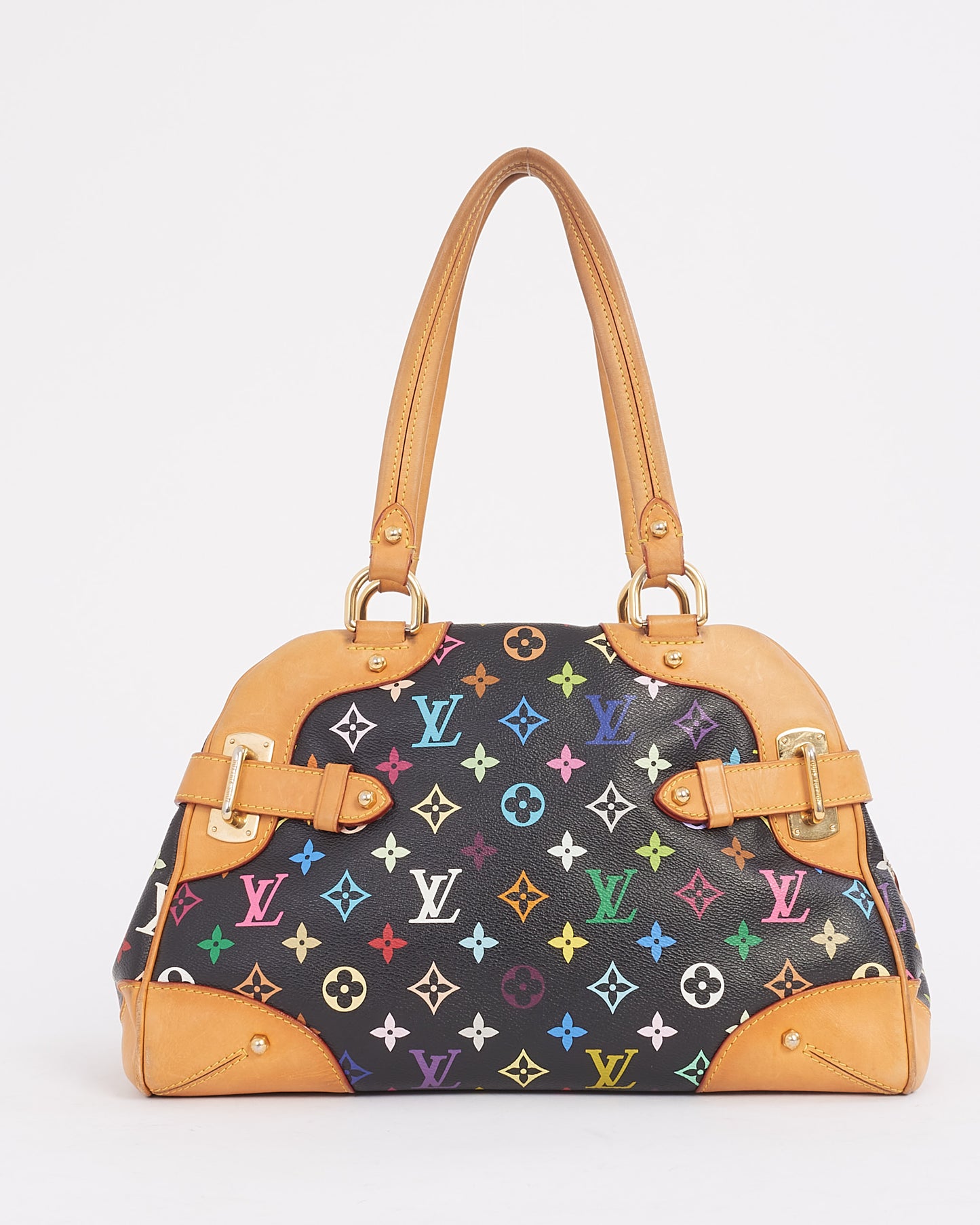 Louis Vuitton Monogram Noir Multicolore Murakami Claudia Sac