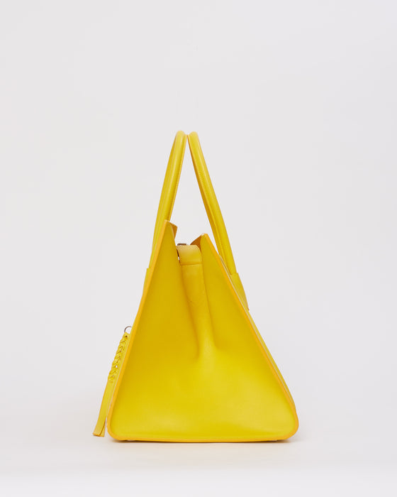 Celine Mustard Yellow Leather Nano Belt Bag – RETYCHE