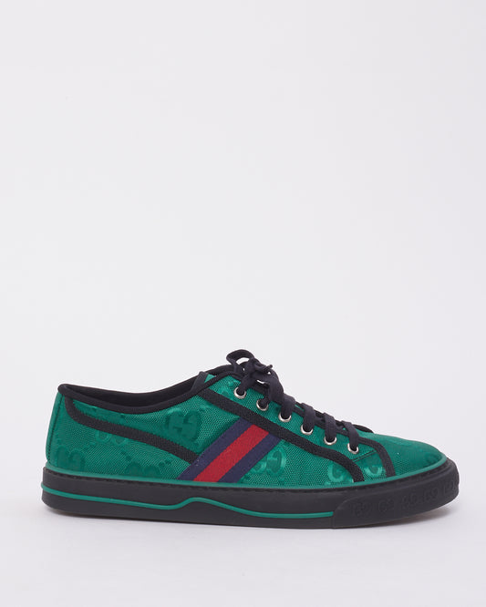 Gucci Men's Green Nylon Off The Grid Sneaker -  Men's 9.5