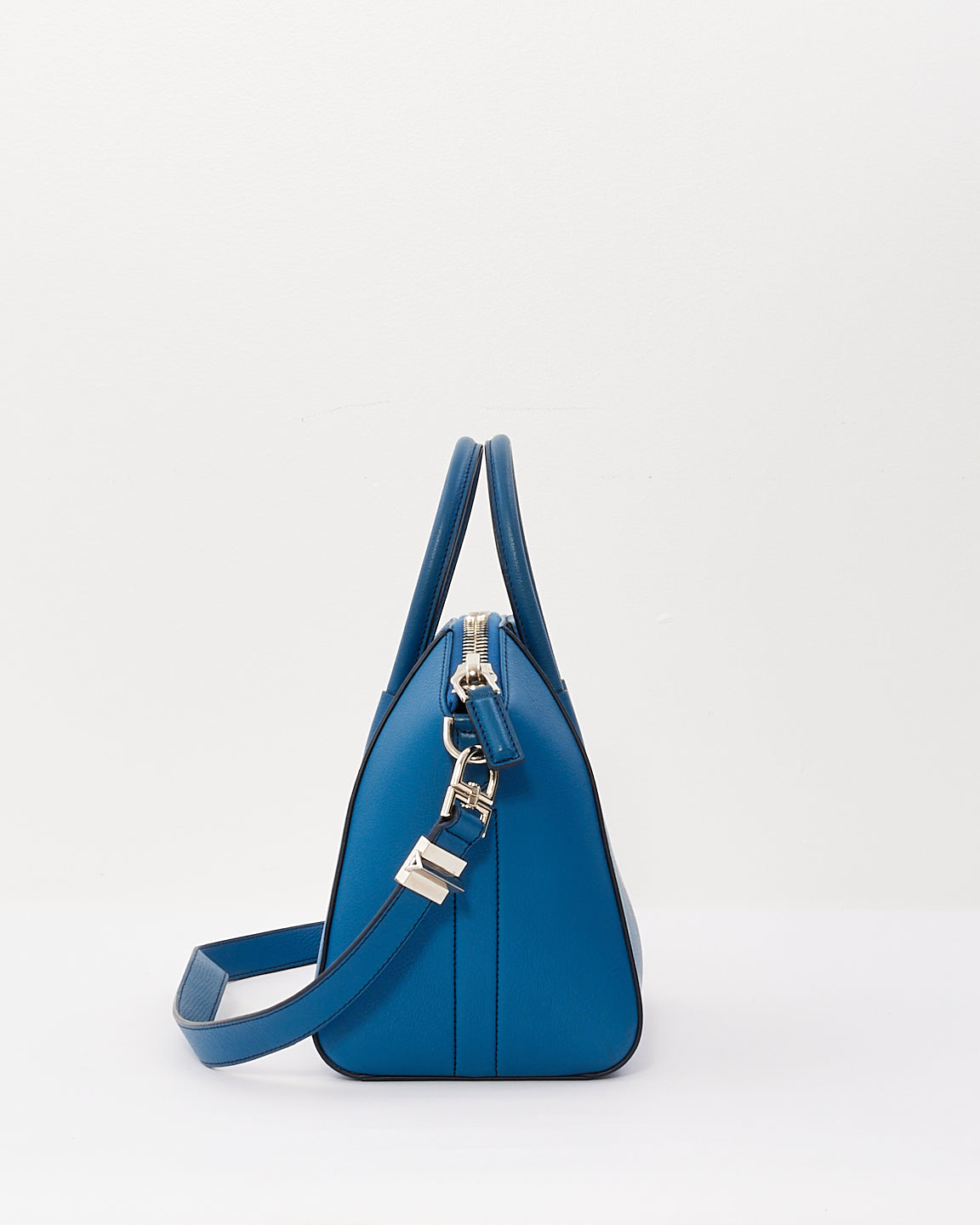 Givenchy Blue Leather Medium Antigona Bag