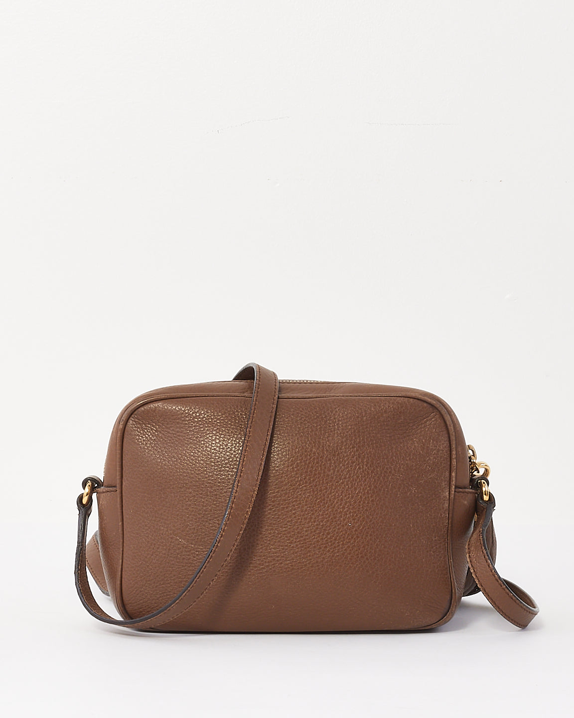 Gucci Brown Leather Soho Disco Crossbody Bag