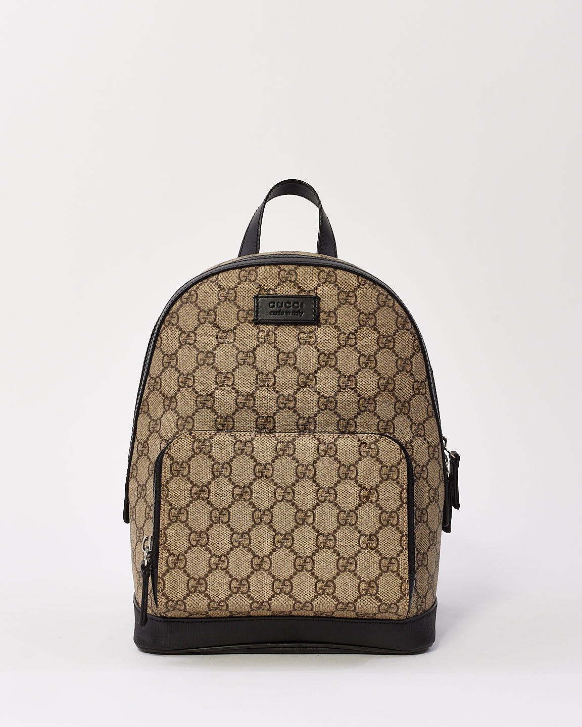 Gucci Brown Canvas & Leather GG Guccissima Eden Small Backpack