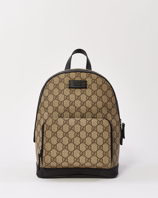 Gucci Brown Canvas & Leather GG Guccissima Eden Small Backpack