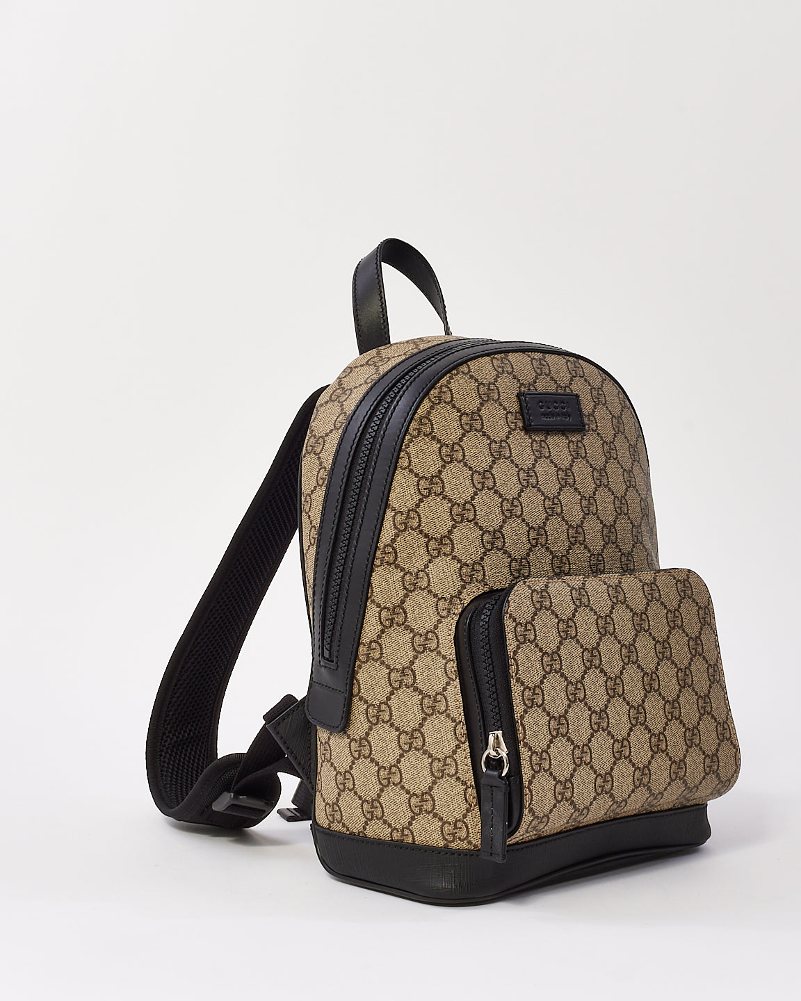 Gucci Brown Canvas & Leather GG Guccissima Eden Small Backpack