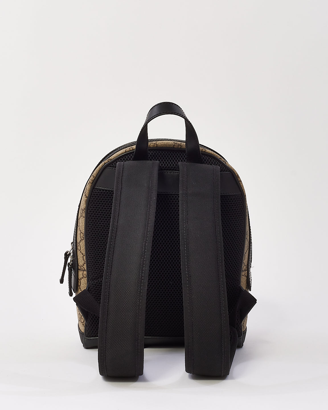 Gucci Brown Canvas & Leather GG Guccissima Eden Small Backpack