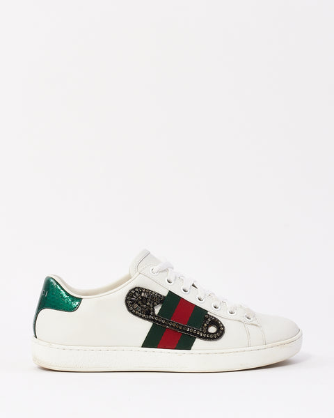 Gucci safety pin shops sneakers