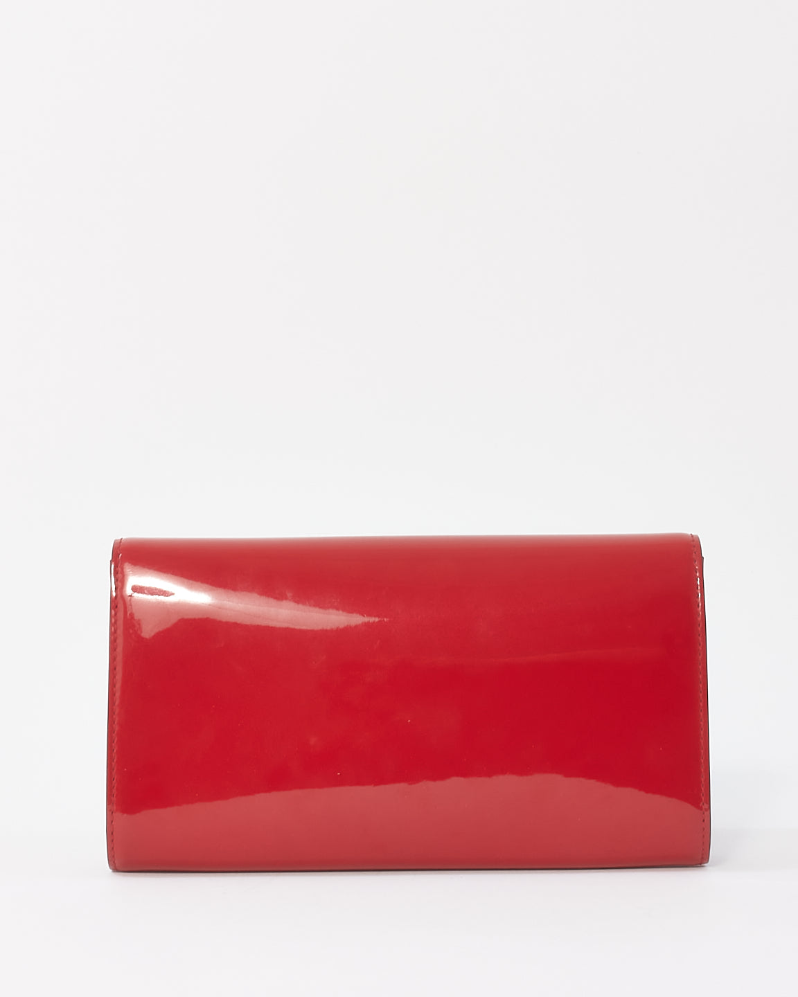 Louis Vuitton Red Patent Leather Louise Patent Clutch