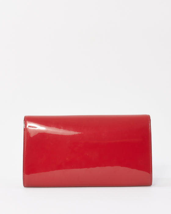 Louis Vuitton Red Patent Leather Louise Patent Clutch – RETYCHE