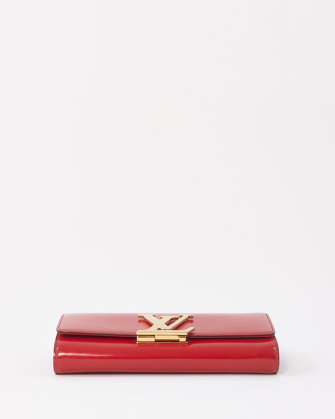 Louis Vuitton Red Patent Leather Louise Patent Clutch