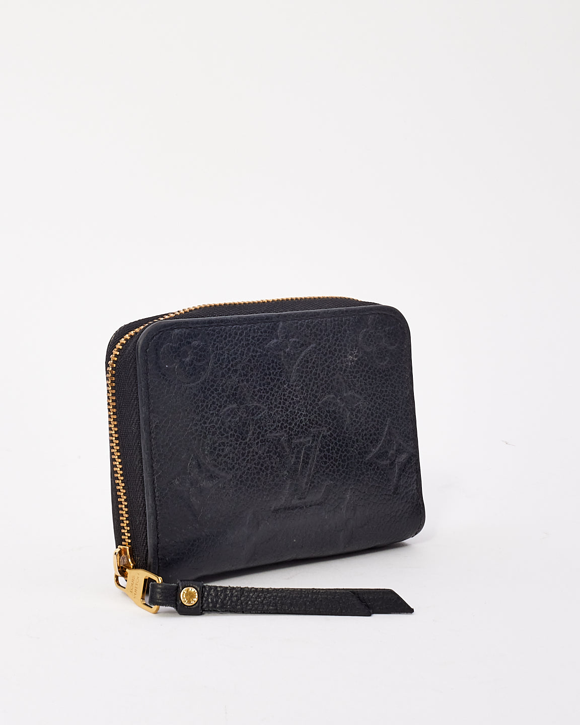 Louis Vuitton Black Monogram Empreinte Leather Zippy Coin Purse