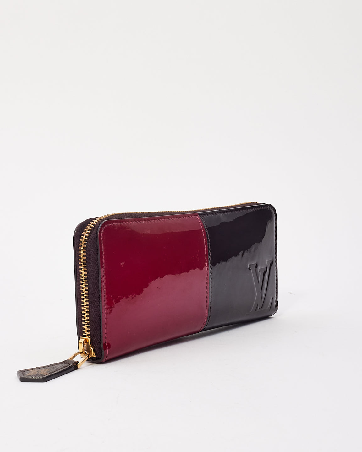 Louis Vuitton Amarante & Magenta Patent Leather Miroir Long Zippy Wallet