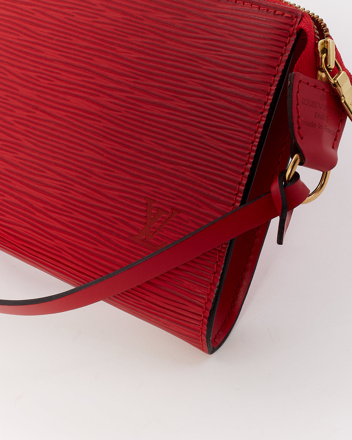 Louis Vuitton Red Epi Leather Pochette Accessoires