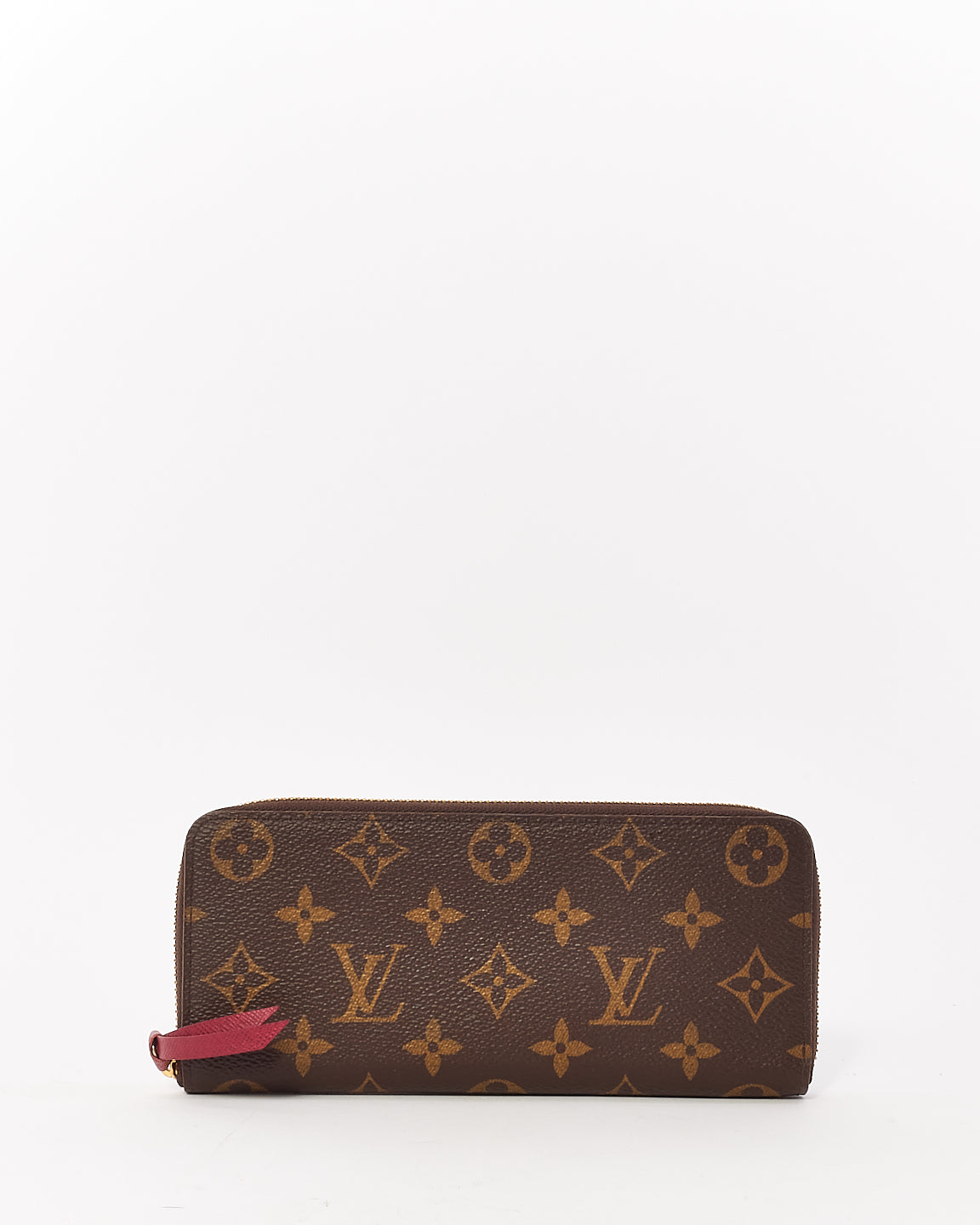 Louis Vuitton Monogram Canvas Fuchsia Zippy Clémence Wallet