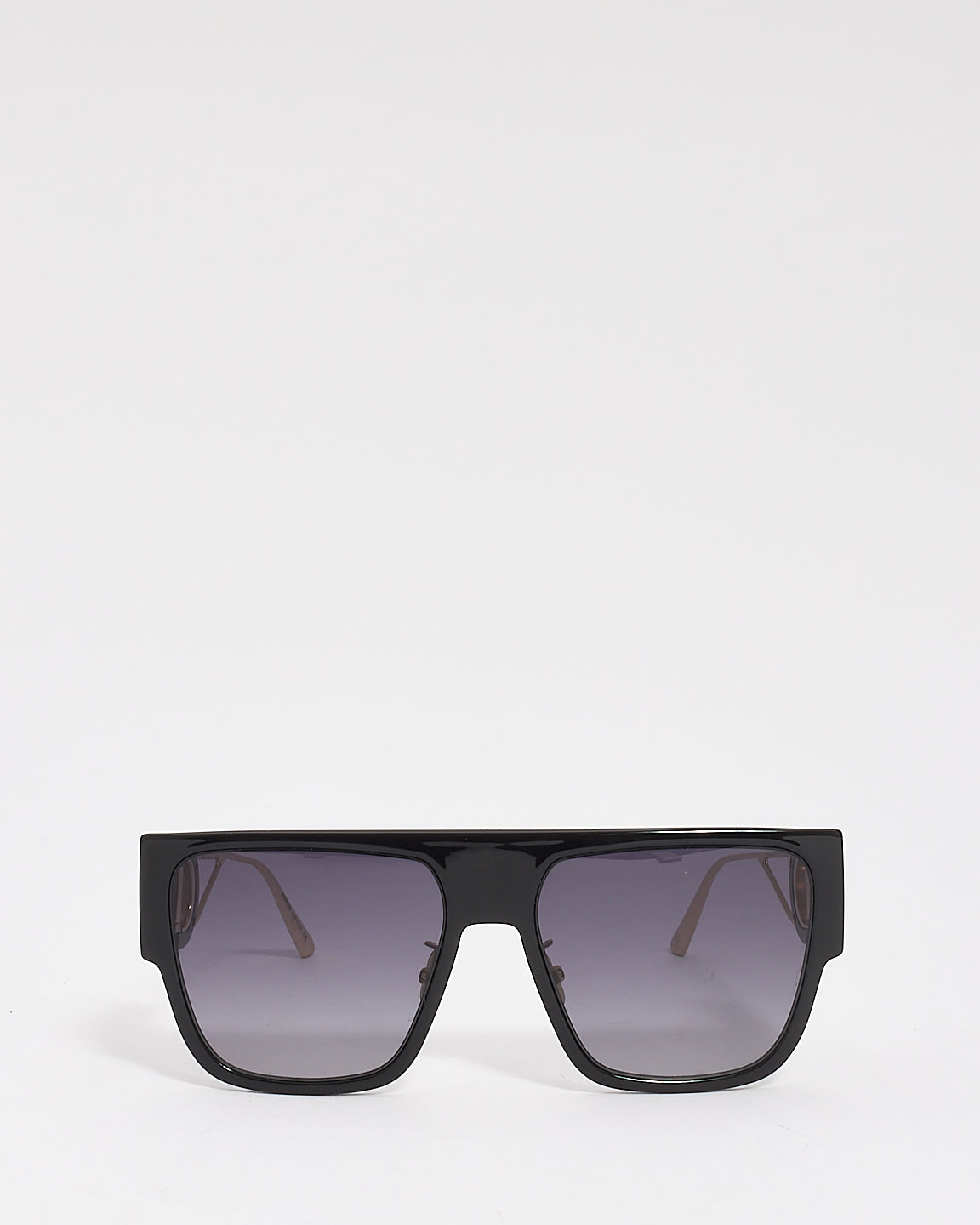 Dior Black Acetate 30Montaigne S3U Shield Sunglasses