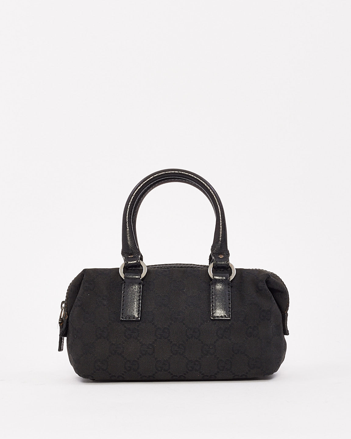 Mini sac en toile GG noir vintage Gucci