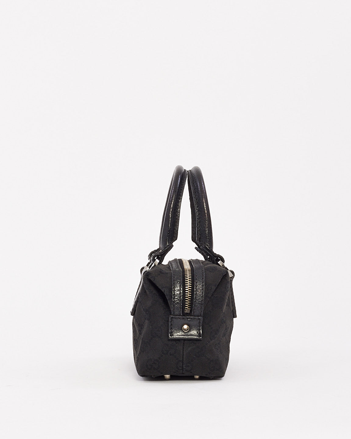 Mini sac en toile GG noir vintage Gucci