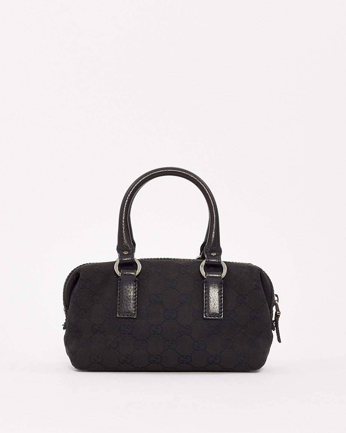 Mini sac en toile GG noir vintage Gucci