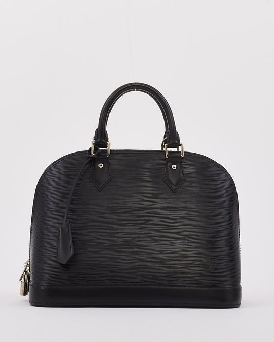 Louis Vuitton Black Epi Leather Alma PM Bag