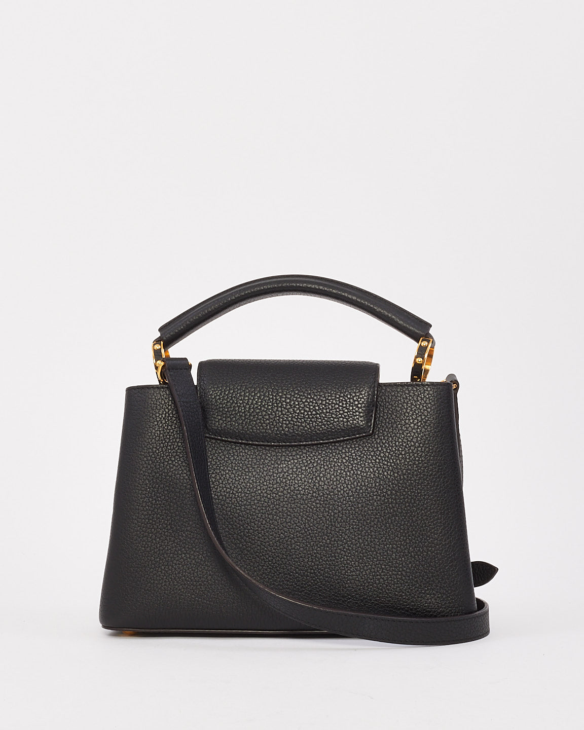 Louis Vuitton Black Leather Capucine BB Bag