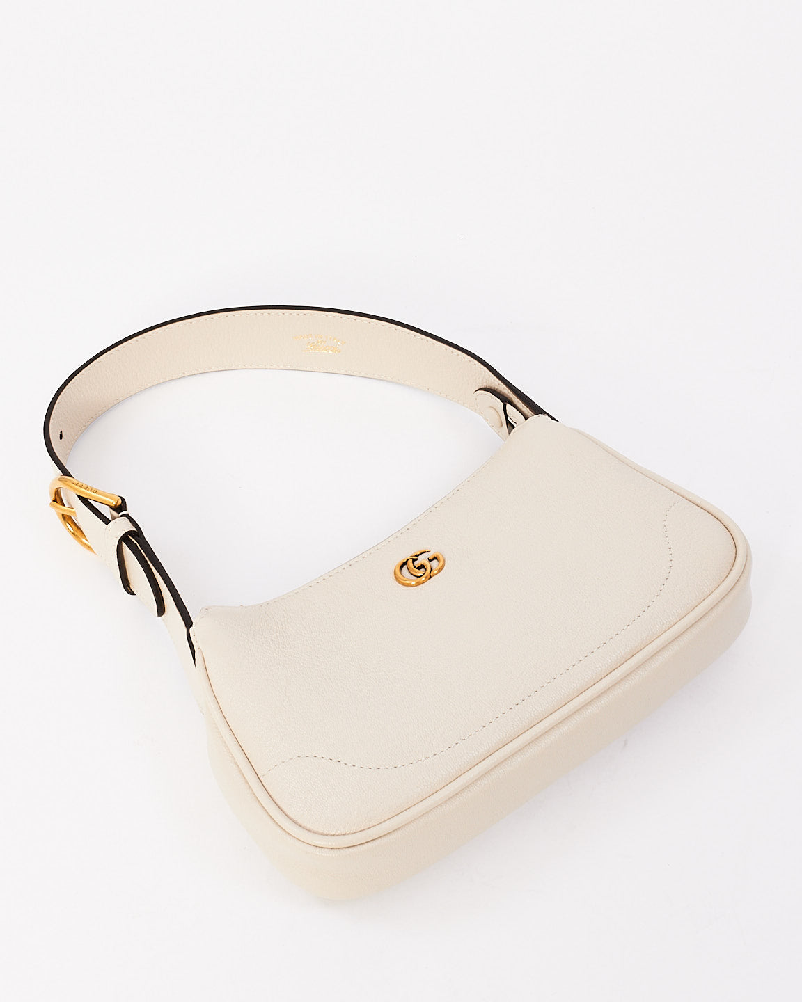 Gucci White Leather Aphrodite Mini Shoulder Bag