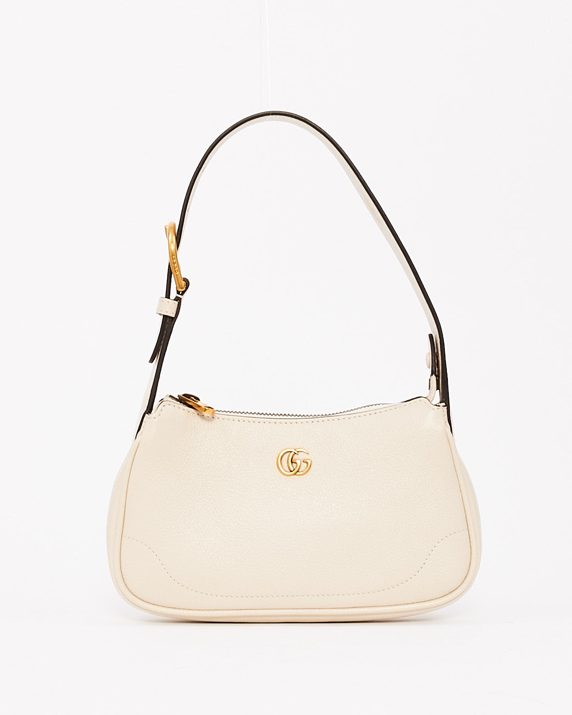 Gucci White Leather Aphrodite Mini Shoulder Bag