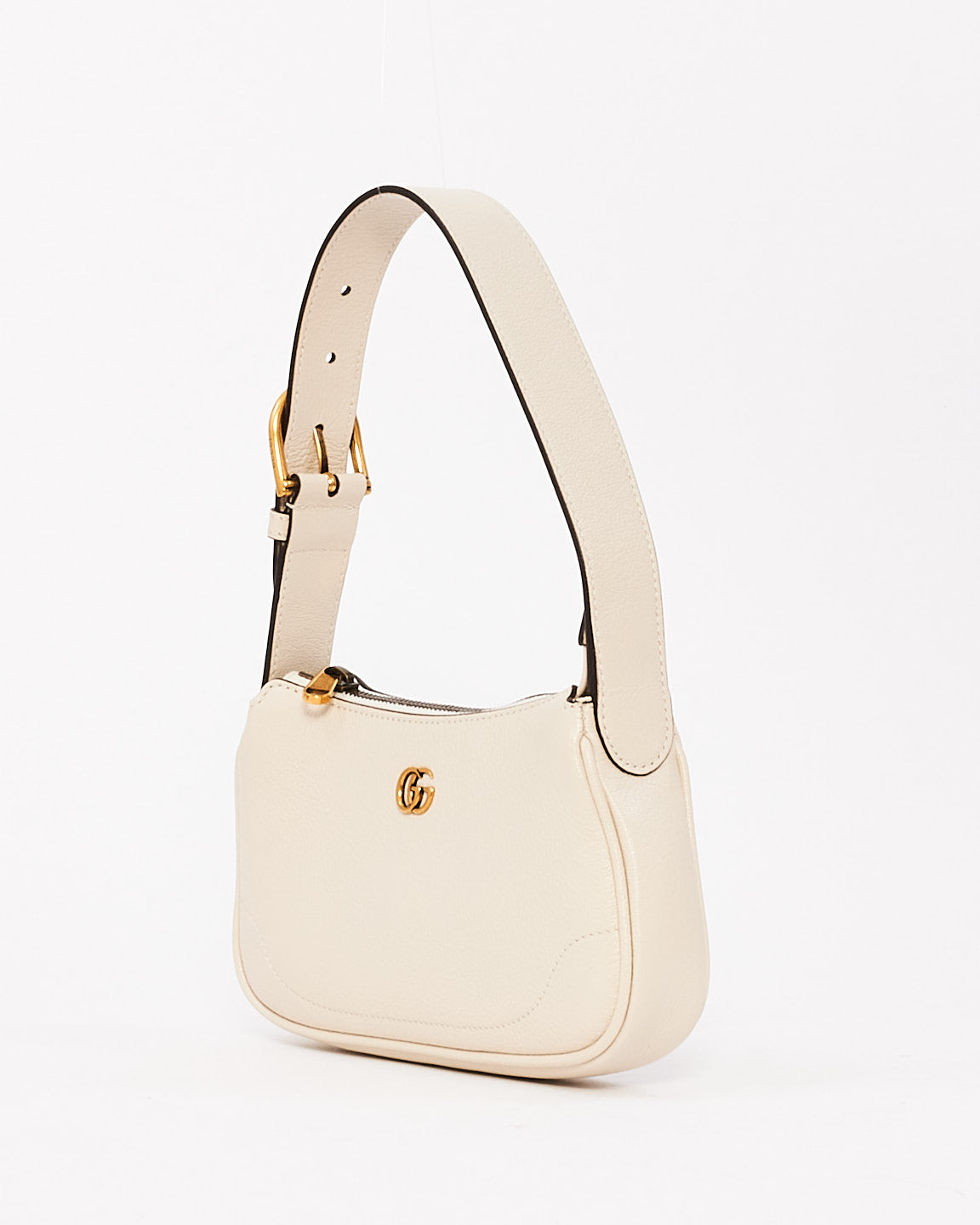 Gucci White Leather Aphrodite Mini Shoulder Bag