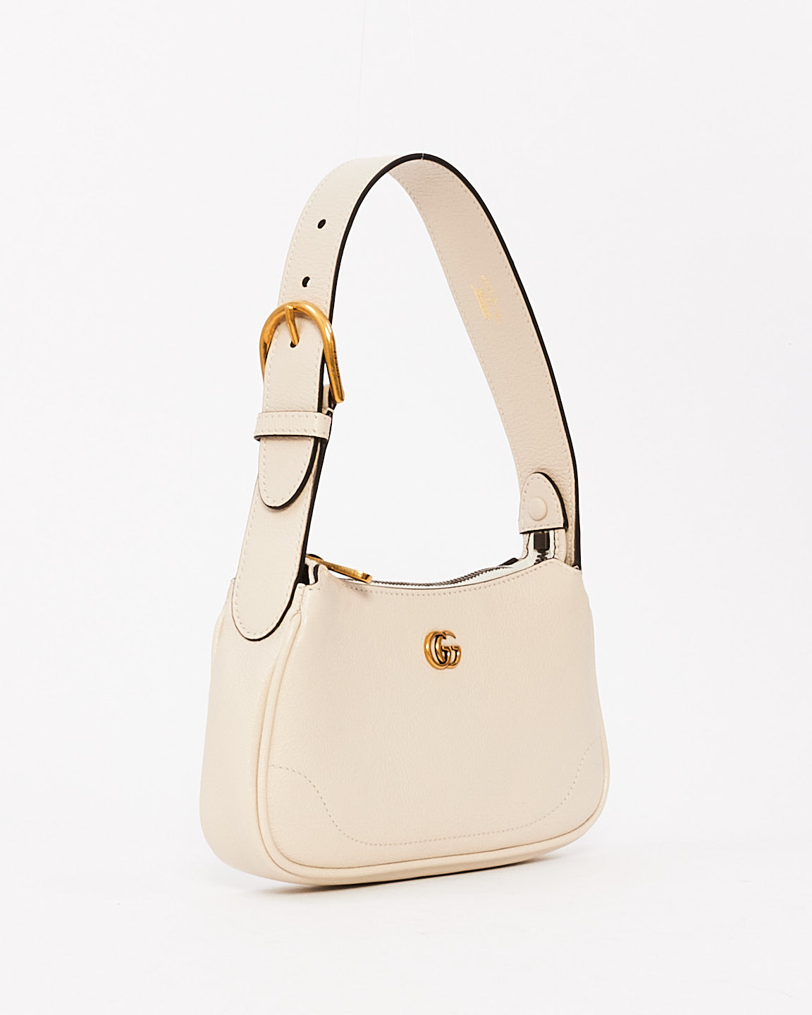 Gucci White Leather Aphrodite Mini Shoulder Bag