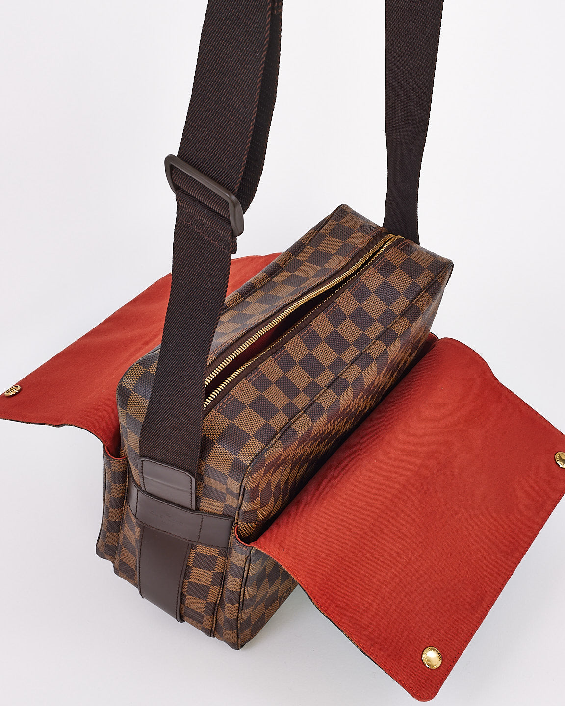 Louis Vuitton Damier Ebene Canvas Naviglio Messenger Bag