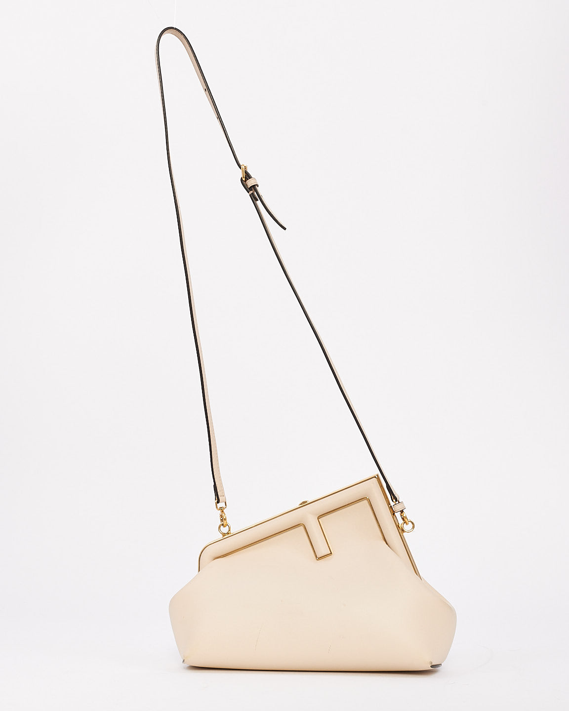 Fendi Premier petit sac en cuir blanc