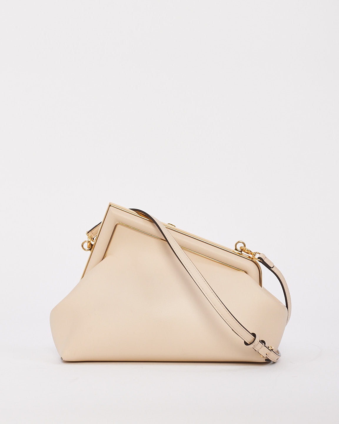 Fendi Premier petit sac en cuir blanc