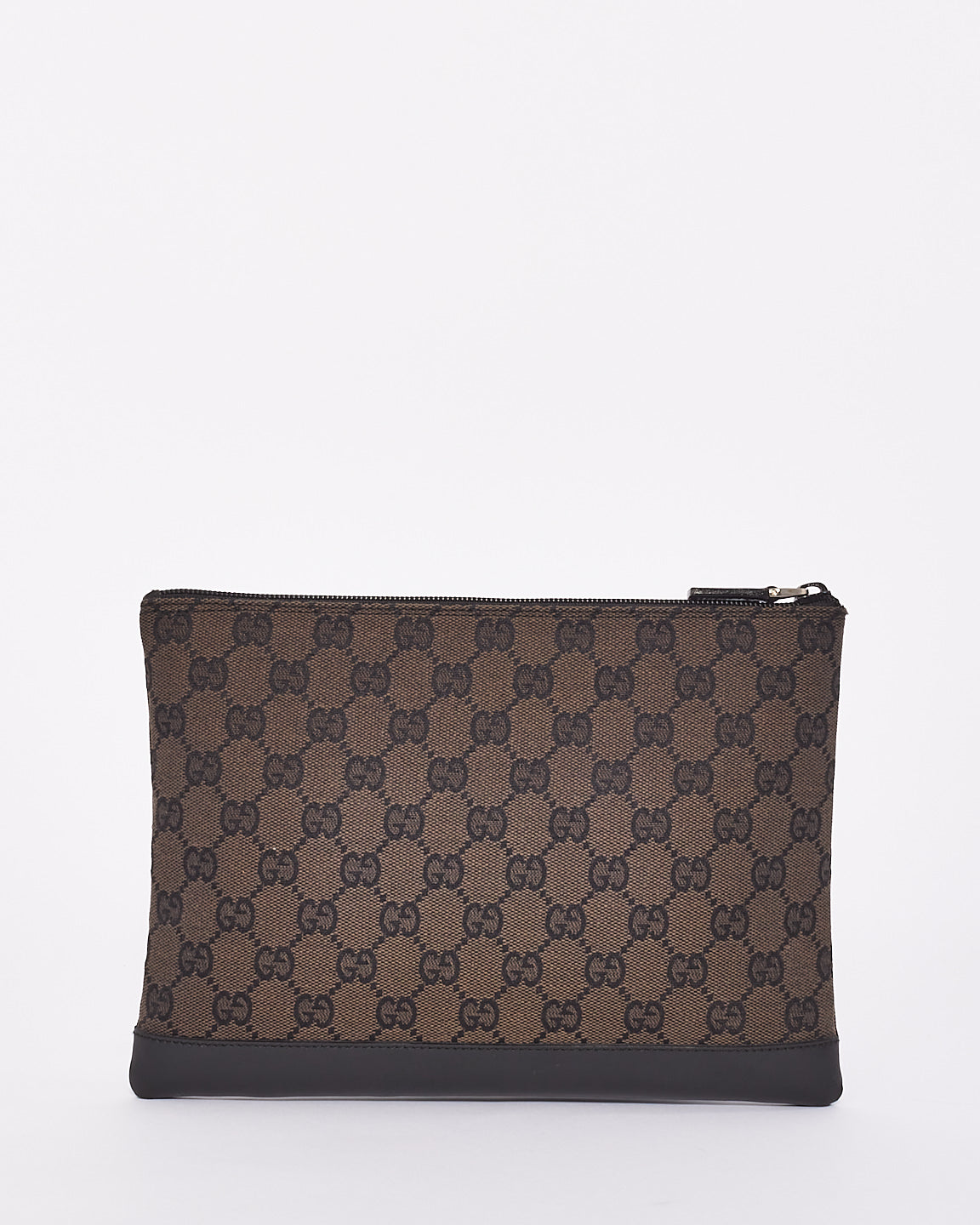 Gucci Brown GG Monogram Canvas Pouch