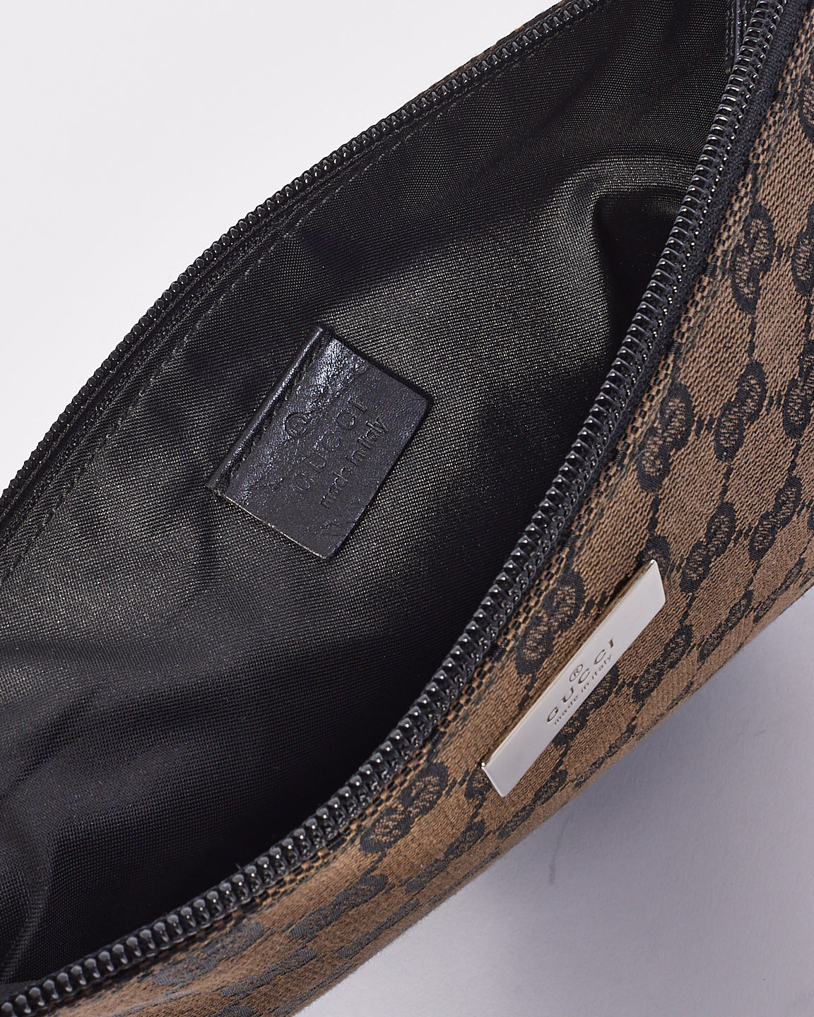 Gucci Brown GG Monogram Canvas Pouch