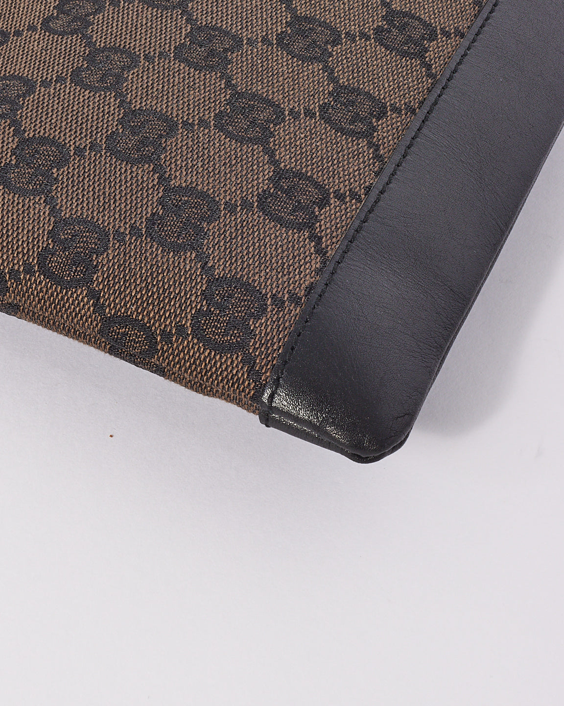 Gucci Brown GG Monogram Canvas Pouch