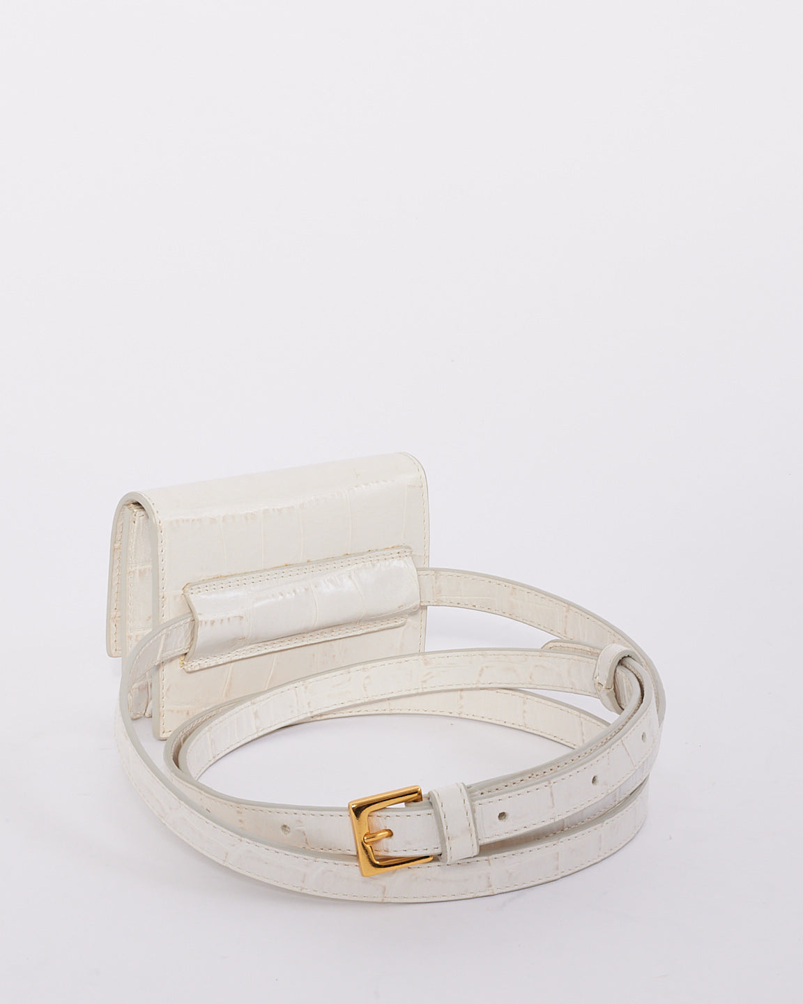 Jacquemus white belt bag new arrivals