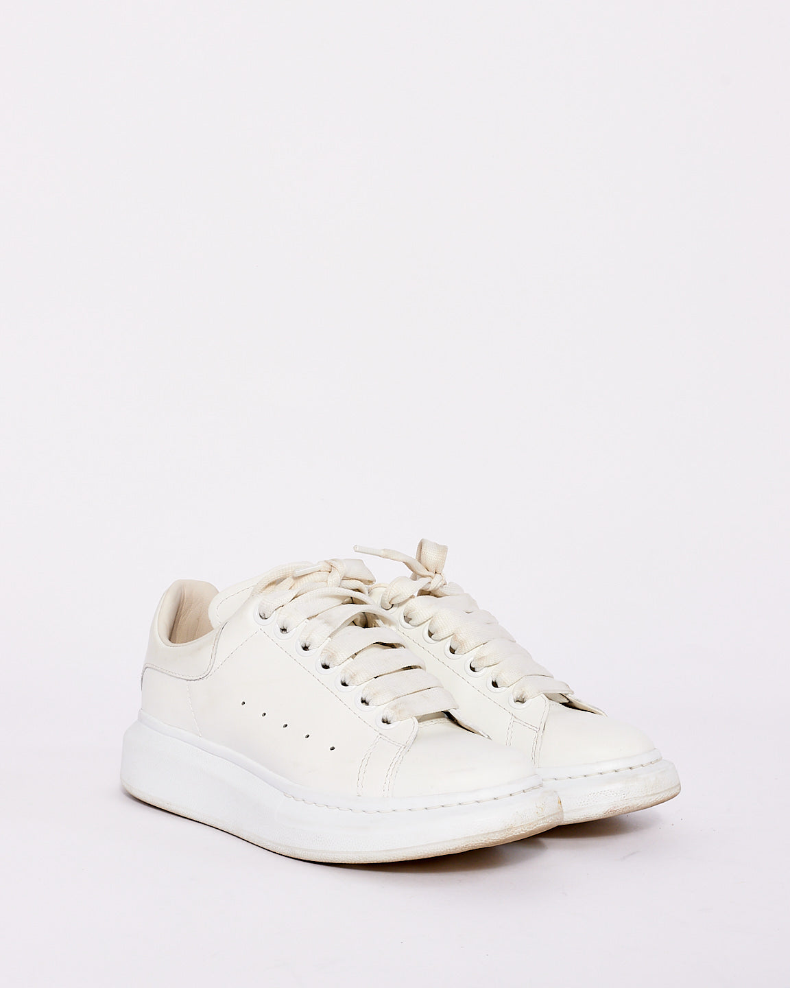 Alexander McQueen White Leather Oversized Sneaker 36.5